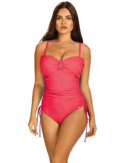 Dámské jednodílné plavky  2 Tmavě růžová  model 21269950 - Self