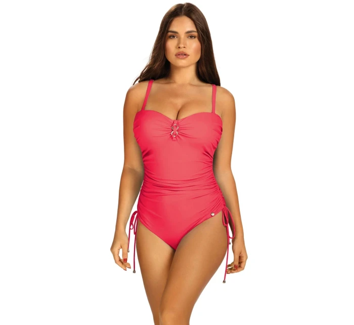 Dámské jednodílné plavky  2 Tmavě růžová  model 21269950 - Self