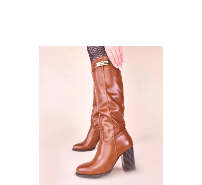 Topánky na podpätku model 221035 Solea