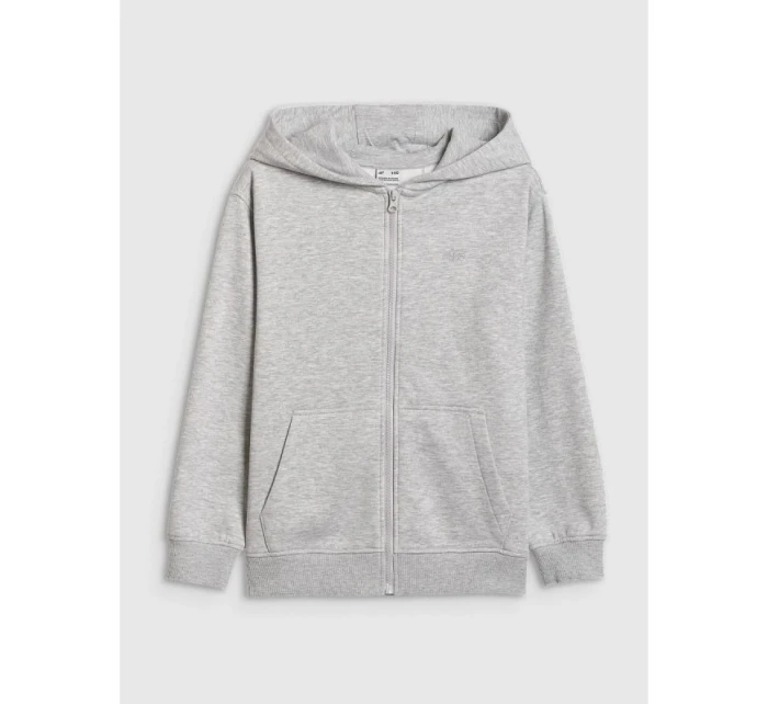 Dívčí mikina s kapucí model 21815578 - 4F Dívčí mikina s kapucí model 21815578 - 4F