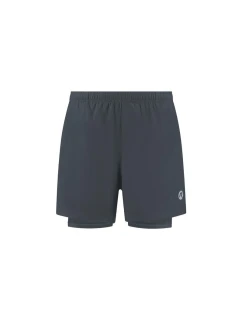 Rogelli pánske šortky 2 v 1 ESSENTIAL šedé XL