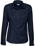 J.Harvest & Frost 01 Regular Women Nežehlivá halenka s dlouhým rukávem navy model 22454225 J.Harvest & Frost 01 Regular Women Nežehlivá halenka s dlouhým rukávem navy model 22454225