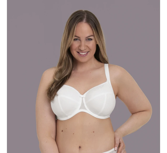 Rosemary podprsenka s kosticami Full Cup 5284 biela - RosaFaia