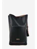 Damska Torebka Z Eko Skóry Big Star OO574138 Czarna Damska Torebka Z Eko Skóry Big Star OO574138 Czarna