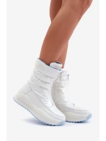 Dámské Sněhule Big Star model 21680182 Bílé - Big Star Shoes Dámské Sněhule Big Star model 21680182 Bílé - Big Star Shoes