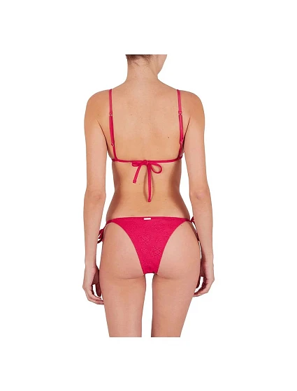 Dámské dvoudílné plavky malinové model 20256281 - Emporio Armani Dámské dvoudílné plavky malinové model 20256281 - Emporio Armani