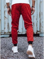 Pánske červené tepláky FashionStreet UX4442