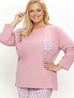 Pyžamo Taro 3656 Agnessa s dlhými rukávmi 4XL–6XL Z26