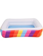 2-rodinná zaoblená 2-krúžková zaoblená umývadlová misa Rainbow 195x140x47 cm 51470