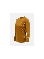 Termotriko PEAK PERFORMANCE Magic Crew Wool-blend Baselayer Women, hnedé