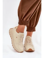Lehké Sportovní Boty Dámské Big Star model 21690790 HIPOLY SYSTEM Béžové - Big Star Shoes