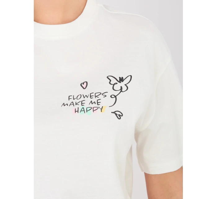 T shirt D12022AH02645AA biały T shirt D12022AH02645AA biały