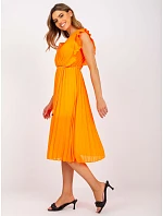 Šaty DHJ SK 1155.85 fluo oranžová