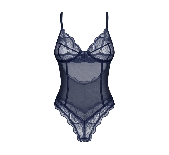 Dámské body Blue Teddy tm. modré  model 22022590 - Obsessive
