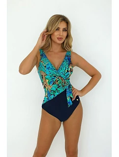 Dámské jednodílné plavky  5 zelené  model 22178023 - Self