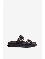 Dámske papuče DM576 čierne – Rosinessa