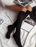 DÁMSKE PODKOLIENKY AŽUROVÉ KOCKOVANÉ 0330.002