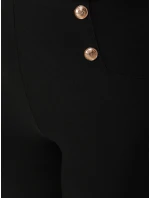 Legginsy damskie z wysokim stanem czarne model 22016688 - FashionStreet