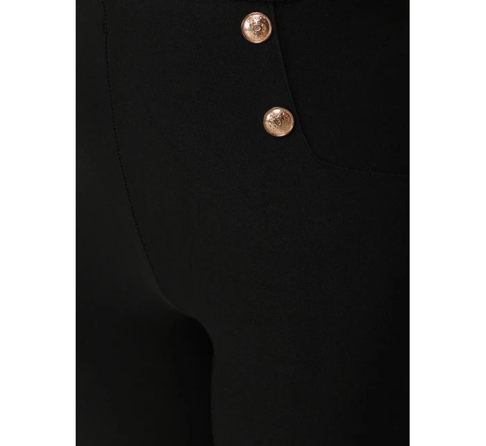 Legginsy damskie z wysokim stanem czarne model 22016688 - FashionStreet