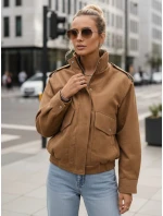 Dámska semišová bomber bunda FashionStreet TY5572