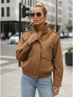 Dámska semišová bomber bunda FashionStreet TY5572