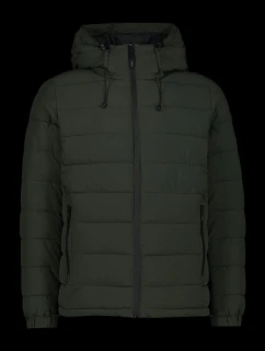 CMP pánska zimná športová bunda s kapucňou zateplená zelená (34K0167/F905)