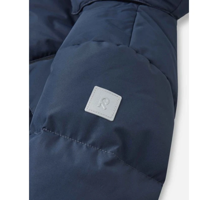 dětská péřová bunda Navy 3 Junior Unisex nepromokavá tmavě modrá model 21351547 - Reima