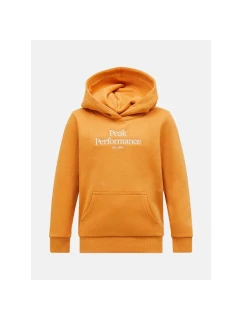 Bluza Peak Performance Jr Original Hood pomarańczowy