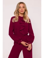 S420 Kombinéza s volánom - bordová S420 Kombinéza s volánom - bordová