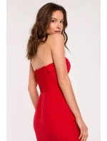 Dámske šaty K131 Červená - Makover