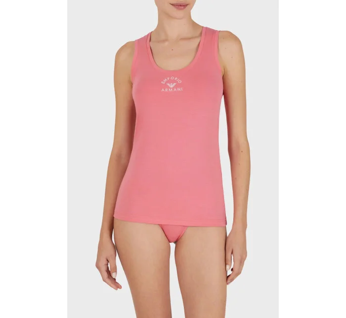 Dámské tílko  korálové  model 19916483 - Emporio Armani