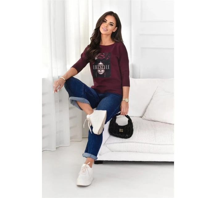 model 21483830 BLOUSE - OFF PINK