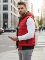 Pánska červená vesta FashionStreet TX4265