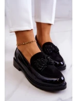 Elegantní Lakované Mokasíny Černé model 21578388 - S.Barski