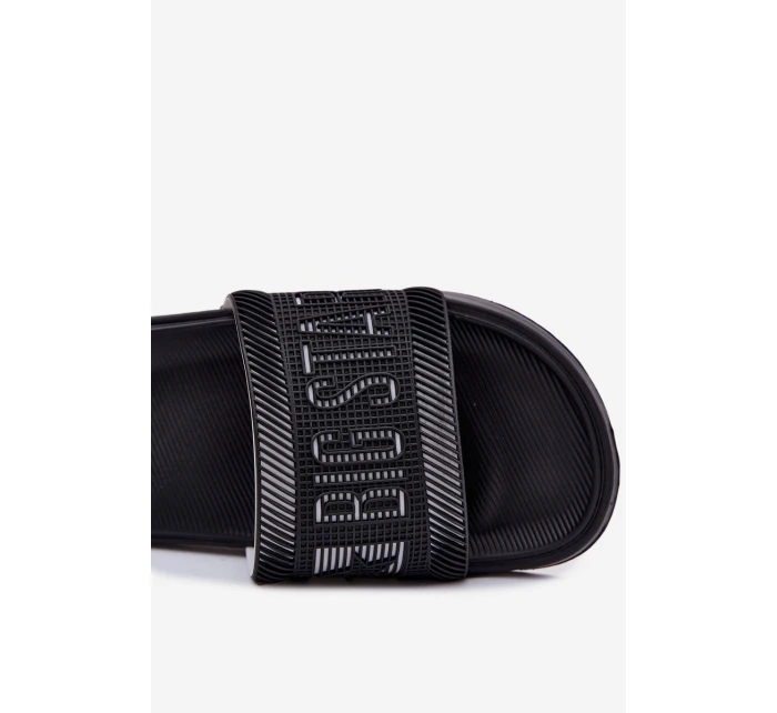 Męskie Klapki Big Star RR174A053 Czarne Męskie Klapki Big Star RR174A053 Czarne