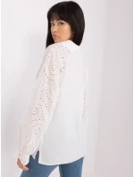 Bluzka LK BZ model 18650822 ecru - FPrice Bluzka LK BZ model 18650822 ecru - FPrice