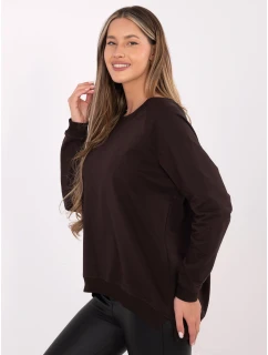 Mikina RV BL 5850.11X tmavohnedá