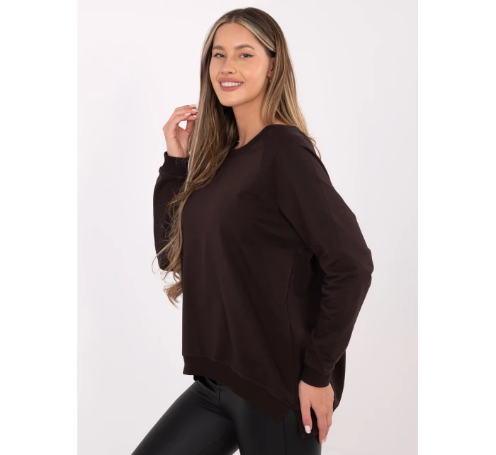 Mikina RV BL 5850.11X tmavohnedá Mikina RV BL 5850.11X tmavohnedá