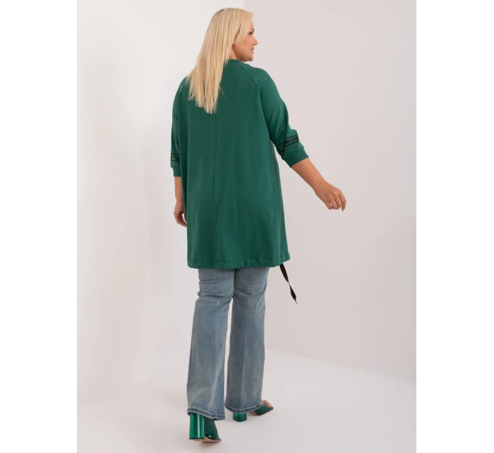 Tunika RV TU model 20190729 ciemny zielony - FPrice Tunika RV TU model 20190729 ciemny zielony - FPrice