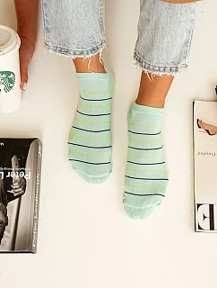 Dámske tenké pruhované ponožky 1146.071