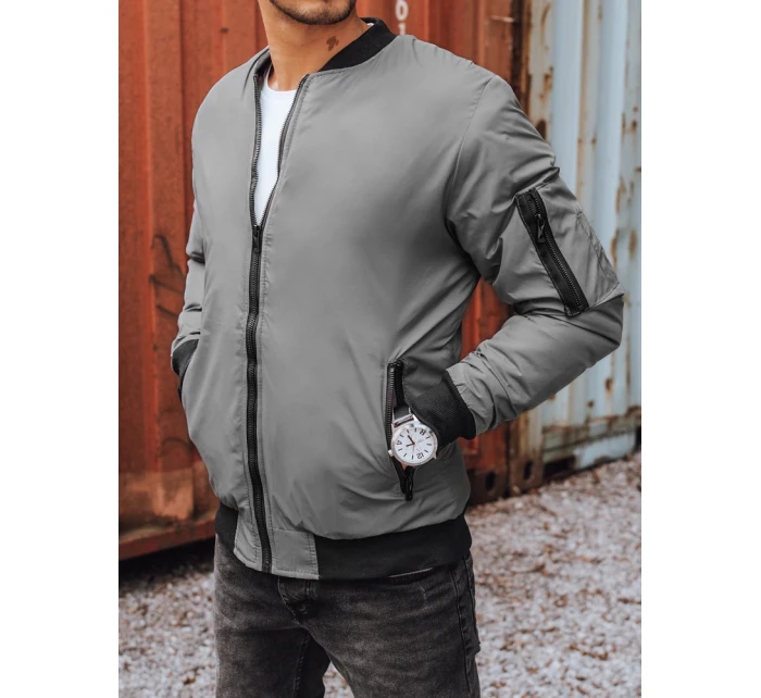 Pánska bunda bomber graphite FashionStreet TX3824