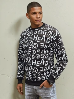 Pánská mikina bez kapuce černá Dstreet model 21978865 - FashionStreet