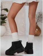 Dámské sněhule s podrážkou černé Dstreet model 21994468 - FashionStreet