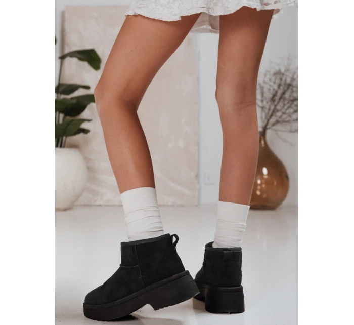 Dámské sněhule s podrážkou černé Dstreet model 21994468 - FashionStreet