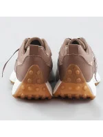 Hnědé sportovní boty s řetízkem model 17209361 Hnědé sportovní boty s řetízkem model 17209361