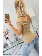 Ťavia blúzka s volánikmi