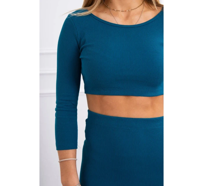 Súprava blúzky a sukne, námornícka modrá Súprava blúzky a sukne, námornícka modrá