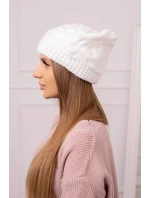 Dámska čiapka Nastia K373 biela