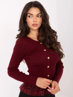 Sveter PM SW YIS1027.85 bordový