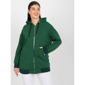 Mikina RV BL 8190.09P tmavo zelená